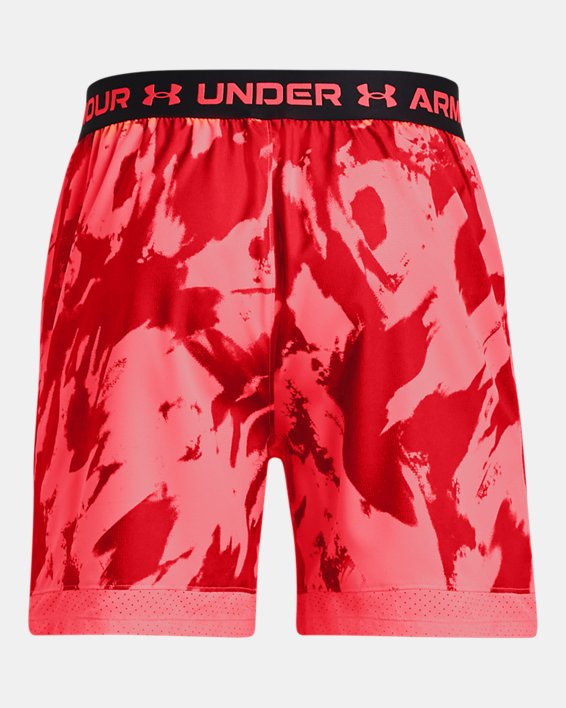Shorts de 15 cm UA Vanish Woven Printed para hombre, Red, pdpMainDesktop image number 6